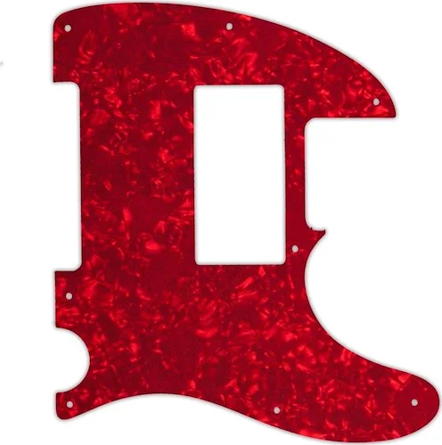 WD Custom Pickguard For Fender Special Edition HH Telecaster #28R Red Pearl/White/Black/White
