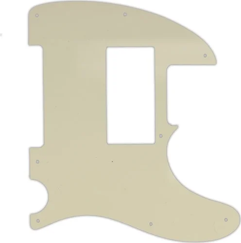 WD Custom Pickguard For Fender Special Edition HH Telecaster #55S Parchment Solid