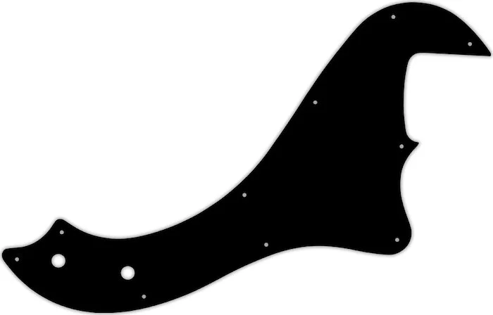 WD Custom Pickguard For Fender Standard Dimension Bass IV #09 Black/White/Black/White/Black