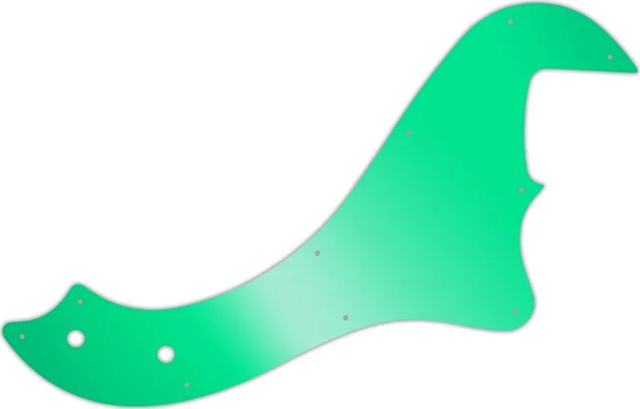 WD Custom Pickguard For Fender Standard Dimension Bass IV #10GR Green Mirror