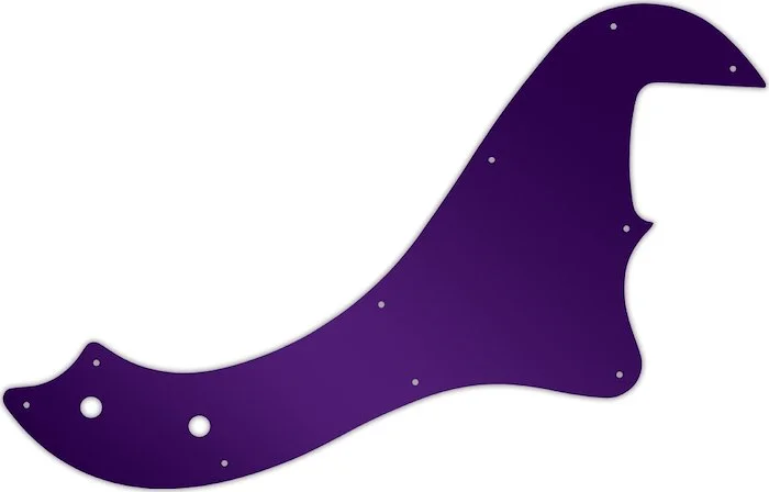 WD Custom Pickguard For Fender Standard Dimension Bass IV #10PR Purple Mirror
