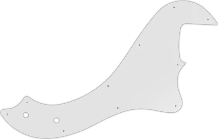 WD Custom Pickguard For Fender Standard Dimension Bass IV #22 Translucent Milk White