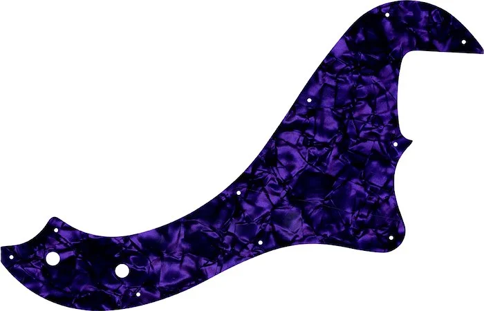 WD Custom Pickguard For Fender Standard Dimension Bass IV #28PR Purple Pearl