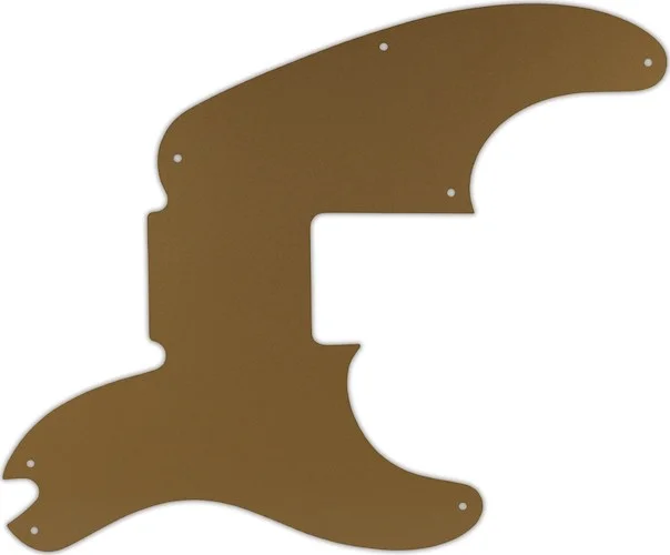 WD Custom Pickguard For Fender Sting Signature Precision Bass #59 Gold/Clear/Gold