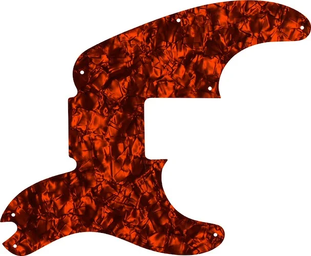 WD Custom Pickguard For Fender Sting Signature Precision Bass #28OP Orange Pearl/Black/White/Black