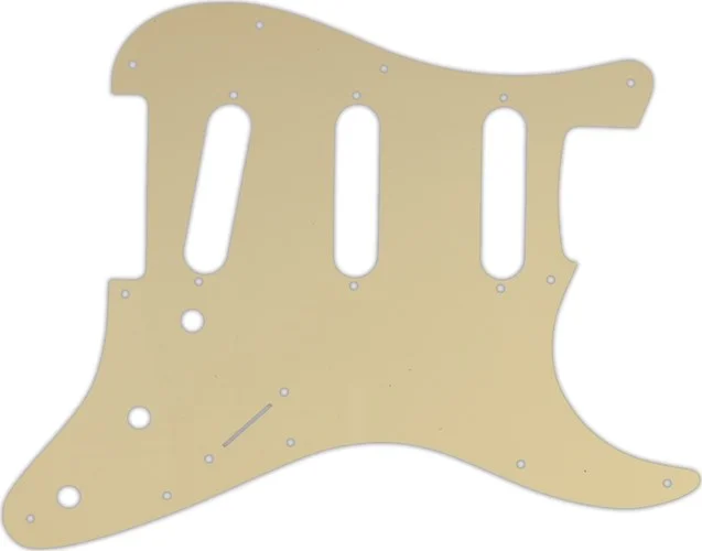 WD Custom Pickguard For Fender Stratocaster #06T Cream Thin