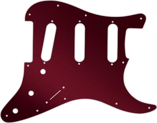 WD Custom Pickguard For Fender Stratocaster #10R Red Mirror