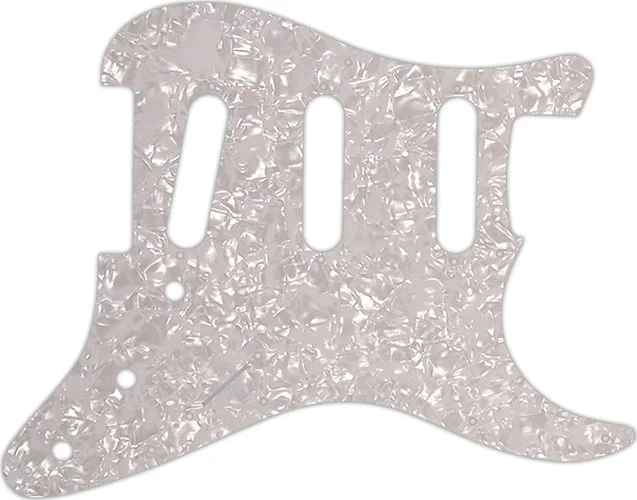 WD Custom Pickguard For Fender Stratocaster #28 White Pearl/White/Black/White