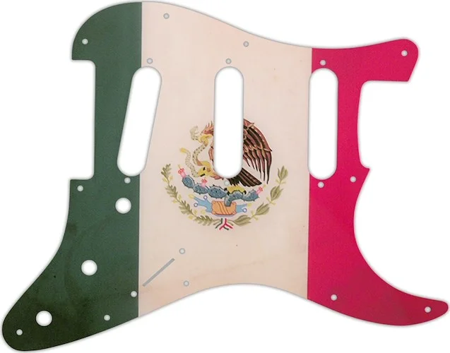 WD Custom Pickguard For Fender Stratocaster #G12 Mexican Flag Graphic