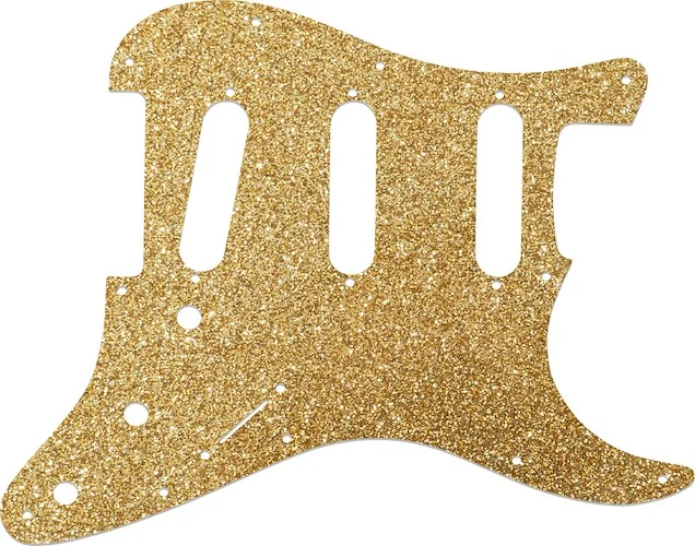 WD Custom Pickguard For Fender Stratocaster #60RGS Rose Gold Sparkle 