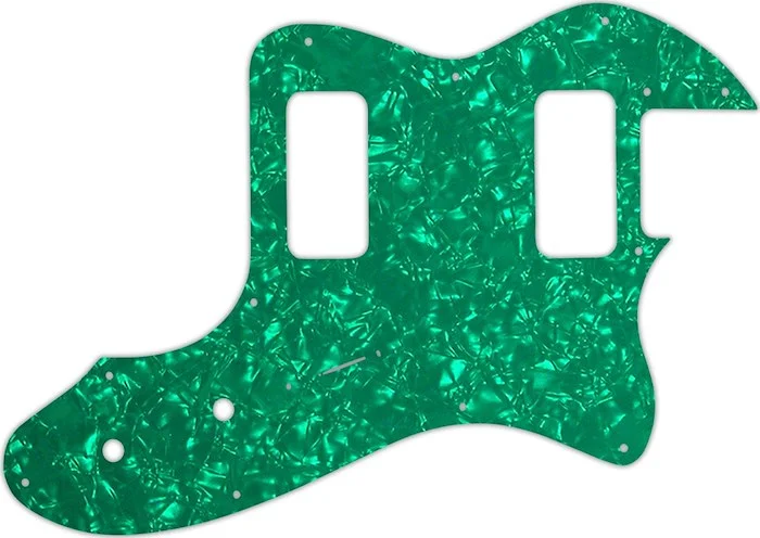 WD Custom Pickguard For Fender Telecaster Thinline Super Deluxe #28GR Green Pearl/White/Black/White