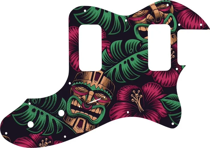 WD Custom Pickguard For Fender Telecaster Thinline Super Deluxe #GAL01 Aloha Tiki Graphic