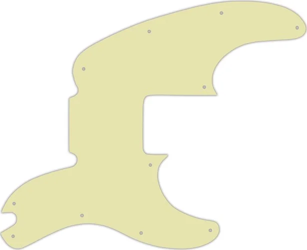 WD Custom Pickguard For Fender Telecaster Bass #34S Mint Green Solid