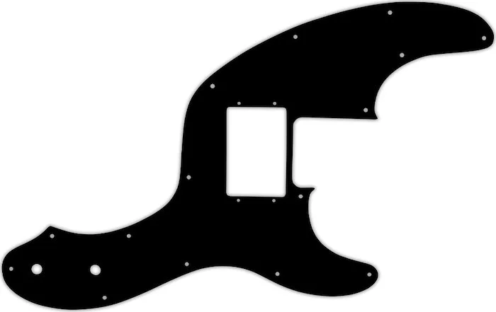 WD Custom Pickguard For Fender Telecaster Bass With Humbucker #38 Black/Cream/Black