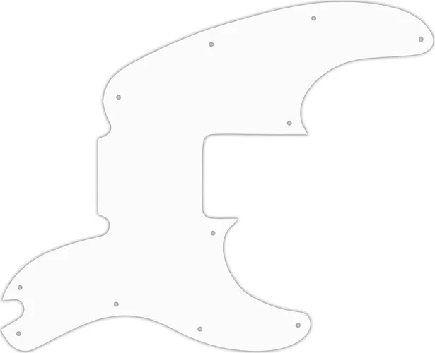 WD Custom Pickguard For Fender Telecaster Bass #04R White/Red/White