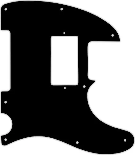 WD Custom Pickguard For Fender Telecaster With Humbucker #01 Black