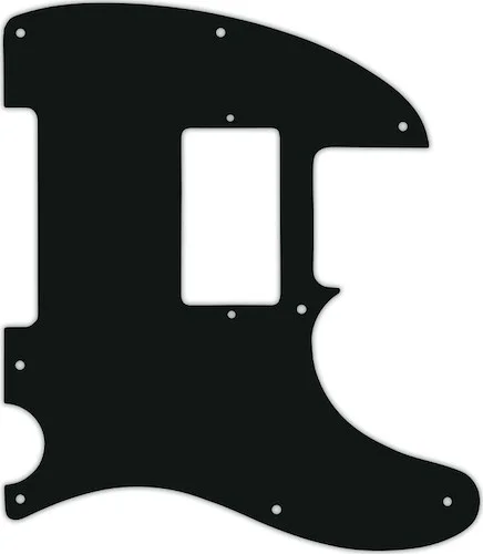 WD Custom Pickguard For Fender Telecaster With Humbucker #01A Black Acrylic