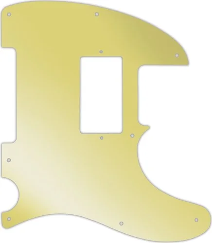 WD Custom Pickguard For Fender Telecaster With Humbucker #10GD Gold Mirror