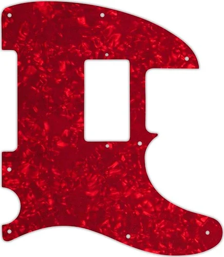 WD Custom Pickguard For Fender Telecaster With Humbucker #28R Red Pearl/White/Black/White