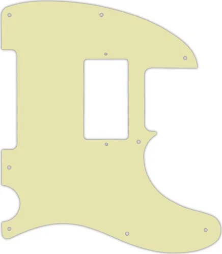WD Custom Pickguard For Fender Telecaster With Humbucker #34S Mint Green Solid