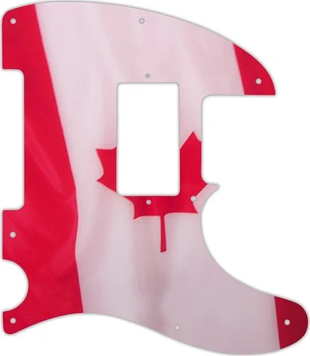 WD Custom Pickguard For Fender Telecaster With Humbucker #G11 Canadian Flag Graphic