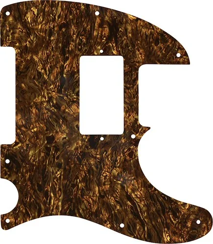 WD Custom Pickguard For Fender Telecaster With Humbucker #28TBP Tortoise Brown Pearl