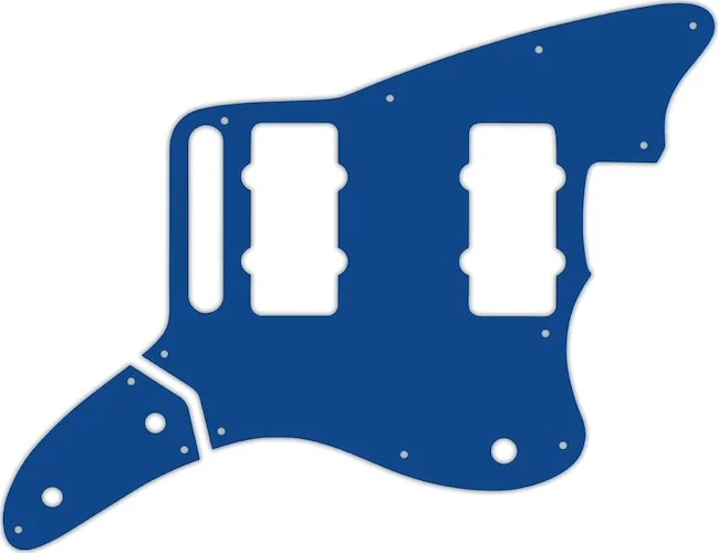 WD Custom Pickguard For Fender Thurston Moore Signature Series Jazzmaster #08 Blue/White/Blue