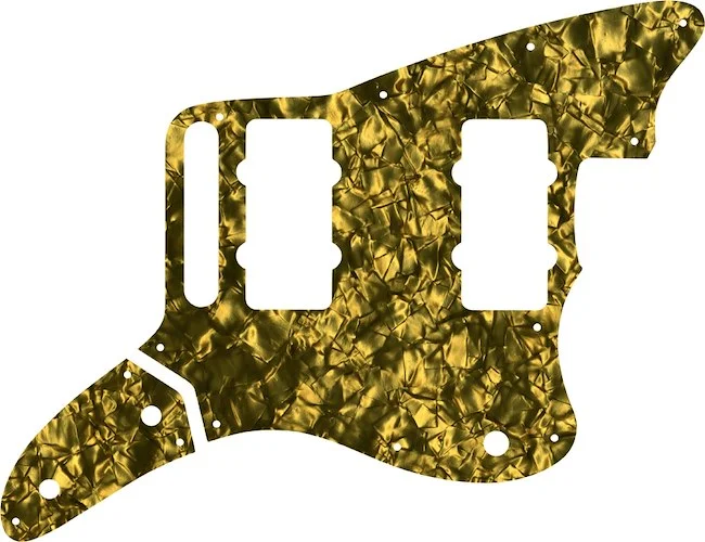 WD Custom Pickguard For Fender Thurston Moore Signature Series Jazzmaster #28GD Gold Pearl/Black/White/Black