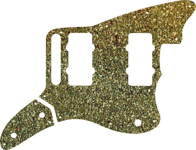WD Custom Pickguard For Fender Thurston Moore Signature Series Jazzmaster #60GS Gold Sparkle 