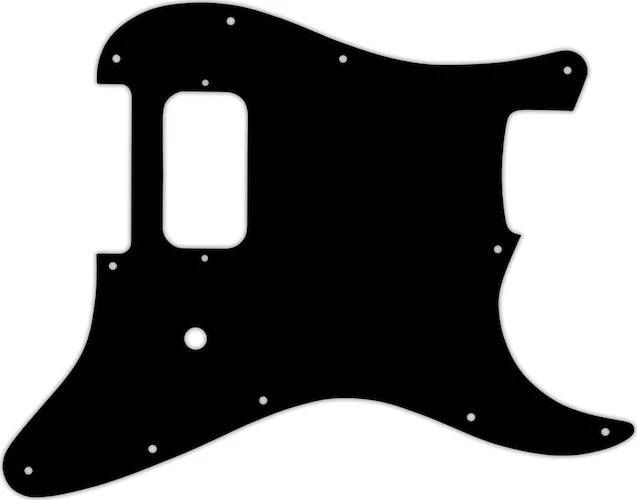 WD Custom Pickguard For Fender Tom Delonge Stratocaster #01 Black