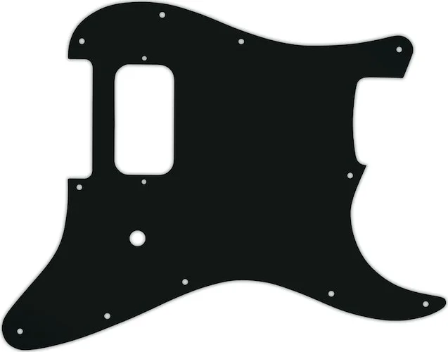 WD Custom Pickguard For Fender Tom Delonge Stratocaster #01A Black Acrylic