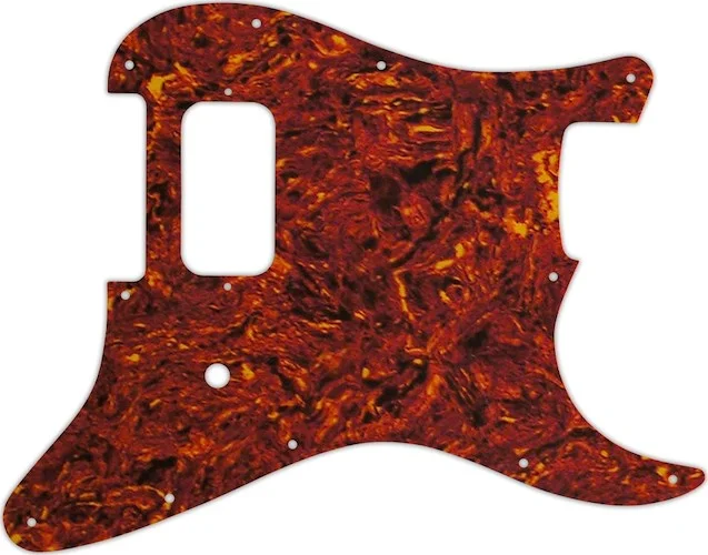 WD Custom Pickguard For Fender Tom Delonge Stratocaster #05P Tortoise Shell/Parchment