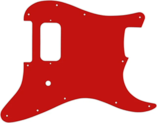 WD Custom Pickguard For Fender Tom Delonge Stratocaster #07S Red Solid
