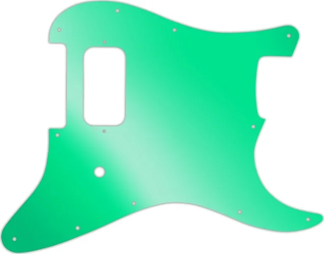 WD Custom Pickguard For Fender Tom Delonge Stratocaster #10GR Green Mirror