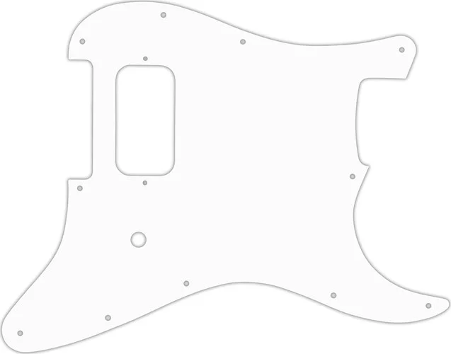 WD Custom Pickguard For Fender Tom Delonge Stratocaster #04R White/Red/White