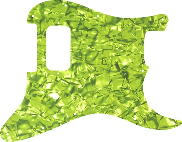 WD Custom Pickguard For Fender Tom Delonge Stratocaster #28LGR Lime Green Pearl