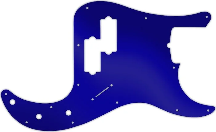 WD Custom Pickguard For Fender Tony Franklin Signature Precision Bass #10DBU Dark Blue Mirror