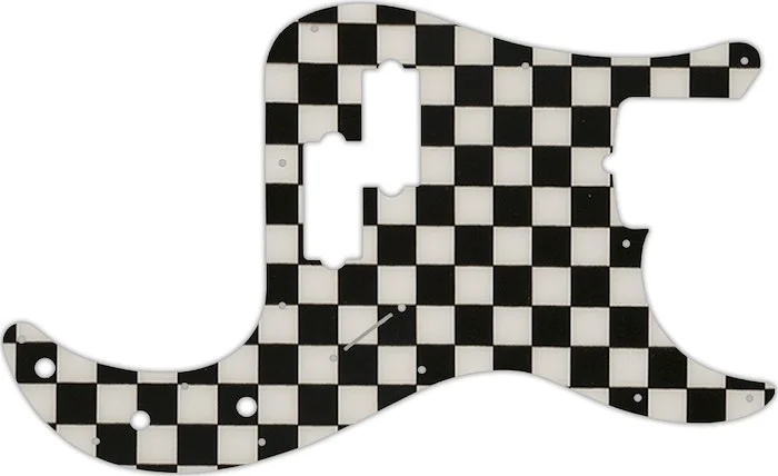 WD Custom Pickguard For Fender Tony Franklin Signature Precision Bass #CK01 Checkerboard Graphic