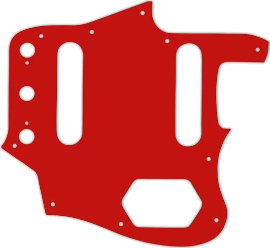 WD Custom Pickguard For Fender USA 1962-1975 Or 1996-1997 Made In Japan Reissue Jaguar #07S Red Soli