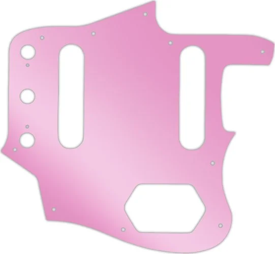 WD Custom Pickguard For Fender USA 1962-1975 Or 1996-1997 Made In Japan Reissue Jaguar #10P Pink Mir