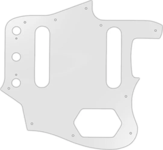 WD Custom Pickguard For Fender USA 1962-1975 Or 1996-1997 Made In Japan Reissue Jaguar #22 Transluce