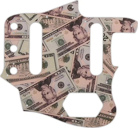 WD Custom Pickguard For Fender USA 1962-1975 Or 1996-1997 Made In Japan Reissue Jaguar #G16 Money Gr