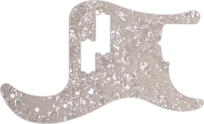 WD Custom Pickguard For Fender USA 5 String Precision Bass #28A Aged Pearl/White/Black/White