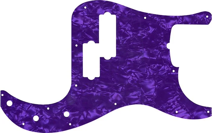 WD Custom Pickguard For Fender USA 5 String Precision Bass #28PRL Light Purple Pearl