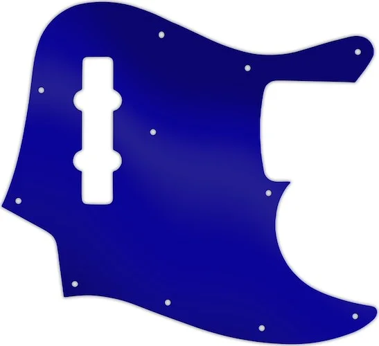 WD Custom Pickguard For Fender 2013-Present Made In Mexico Geddy Lee Jazz Bass #10DBU Dark Blue Mirr