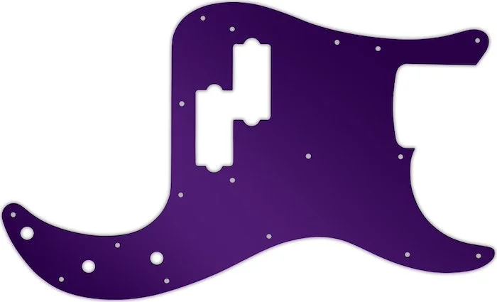 WD Custom Pickguard For Fender USA Precision Bass #10PR Purple Mirror