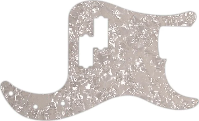 WD Custom Pickguard For Fender USA Precision Bass #28A Aged Pearl/White/Black/White