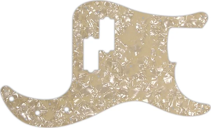 WD Custom Pickguard For Fender USA Precision Bass #28C Cream Pearl/Cream/Black/Cream