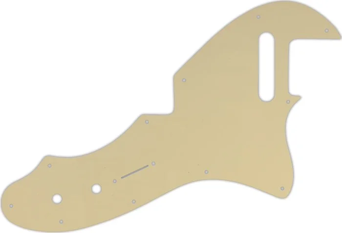 WD Custom Pickguard For Fender USA Vintage Or USA Reissue Telecaster Thinline #06T Cream Thin Image
