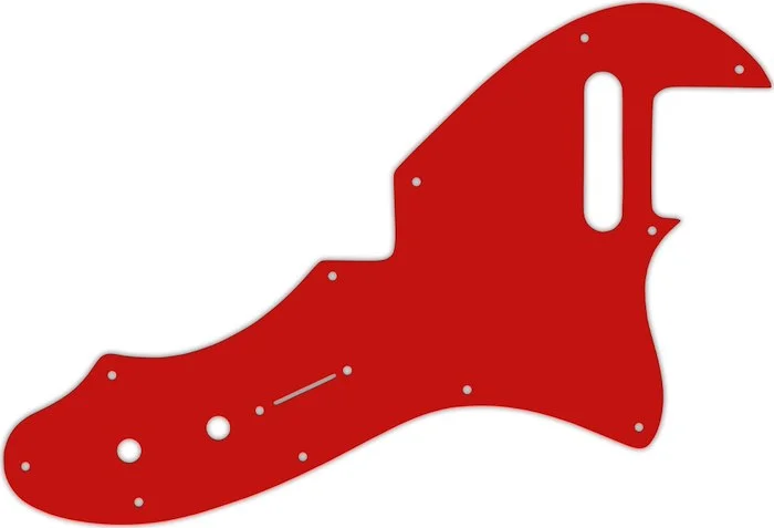 WD Custom Pickguard For Fender USA Vintage Or USA Reissue Telecaster Thinline #07S Red Solid